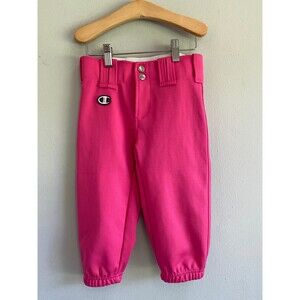 Champion Girls youth Small Action Softball Pants in Hot Pink YS Mid-Calf Length